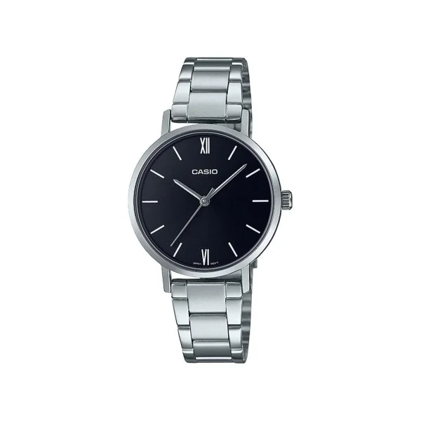Casio Stainless Steel Band Wristwatch for Women - LTP-VT02D-1AUDF